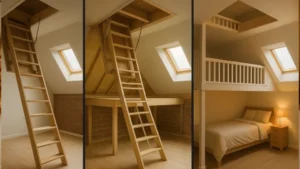 zolder flysotrap en bed